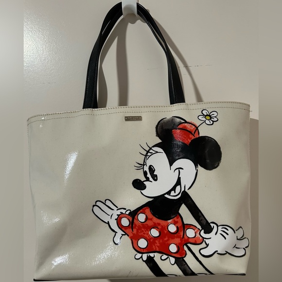 Disney Kate Spade Minnie Mouse Francis Coated Canvas Tote - Picture 1 of 7